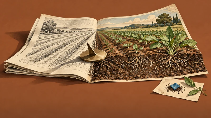 A headline must survive a season. Widely repeated claims need experiments repeated at realistic doses over a growing season. The fold turns a printed claim into a field test whose result is still open.